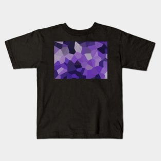 Large Purple Crystals Kids T-Shirt